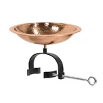Achla Hammered Copper Birdbath/rim Over Rail Bracket BBHC-01T-OR2. Fixed Price $114.99.