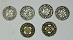 6 United Traction Company System (albany, New York) Transit Rider Tokens - NY1. Fixed Price $12.25.