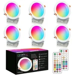 Hekee Led Reccessed Downlights, Color Changing, 4 Inch, Recessed Ceiling Ligh.... Fixed Price $64.61.