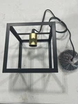 Elegant Lighting LD4063D8BRB Resolute 8" Mini Pendant - Brass/black. Fixed Price $61.99.
