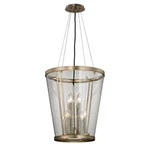 Troy Lighting Trapeze F5848 Champagne Silver Leaf Pendant. Fixed Price $175.00.