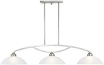 Livex Lighting 4224-91 3 Brushed Nickel Billiard/island,. Fixed Price $535.96.