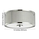 Safavieh Braydon Flush Mount, Reduced Price 2172703797 FLU4031A. Fixed Price $69.00.