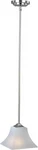 Maxim Lighting 92090FTSN Aurora Mini Pendant Satin Nickel With Frosted Glass. Fixed Price $76.00.