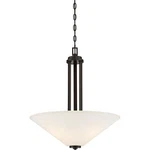 Quoizel Caden 20" Inverted Pendant 3 Light Fixture Palladian Bronze CDN2820PN. Fixed Price $49.99.
