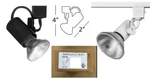 New Wac HTK-178 Track Lighting Fixture 120V Fits Halo Pick White/black. Fixed Price $15.00.
