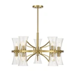Savoy House Bennington 10-LIGHT Chandelier, Warm Brass 1-9704-10-322. Fixed Price $1778.00.