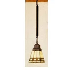 Meyda Tiffany 49108 Diamond Band Mission 7"W Mini Pendant. Fixed Price $315.00.