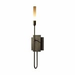 Hubbardton Forge Lisse Single Light Fixture 22" Tall Sconce. Fixed Price $350.00.