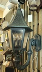 Hanover B224FSM St. Augustine Wall Light Fixture Verde Green Clear Seedy Glass. Fixed Price $329.00.