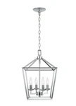 Home Decorators Collection Cp 46201 Weyburn 4-LIGHT Chrome Caged Chandelier. Fixed Price $74.99.