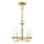 Livex Lighting Williamsburgh 5 Polished Brass Chain Hang/ceiling Mount. Fixed Price $153.99.
