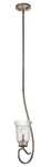 Kichler Malina 1 Light 8 Inch Brushed Silver And Gold Mini Pendant $225. Fixed Price $47.99.