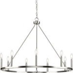 Progress Lighting P400314 Gilliam 9 36"W Pillar Candle - Nickel. Fixed Price $552.49.