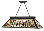 Z-lite Tiffany Billiard 4-LIGHT Linear Pendant Matte Black. Fixed Price $1326.00.