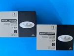 2-PC-GLOBE Electric 5 In. White Rated Round Recessed Lighting Kit. Fixed Price $34.00.