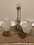 Thomas Lighting 190006117 5 Up Chandelier - Nickel. Fixed Price $29.99.
