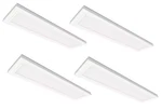 Commercial Electric 950L Dimmable Led Flat Panel Ceiling Flush Mount Light 4PACK. Fixed Price $109.00.