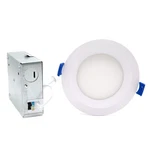 Mw 4 Inch 5CCT Ultra-thin Led Recessed Light With Junction Box,dimmable. Fixed Price $18.00.