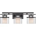 Designers Fountain 86103-BBR Fusion Bathroom Vanity Light Biscayne Bronze. Fixed Price $83.48.