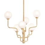 Corbett Lighting 332-28 Onyx 6"W Chandelier Gold. Fixed Price $1637.00.