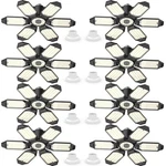Led Garage 8 Pack 200W Super Bright Ceiling Shop Lights, E26/E27 B.... Fixed Price $174.51.