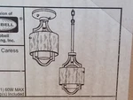 Progress Lighting Ceiling Flush Mount/or Drop P5045-104WB Nickel Nib Free Ship. Fixed Price $24.99.