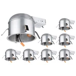 Torchstar 8 Pack 6 Inch Remodel Recessed Lighting Housing, Shallow Ic Rated A.... Fixed Price $110.27.
