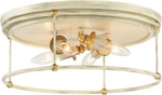 Minka Lavery Westchester County Flush Mount, 4-LIGHT, White Gilded Gold Leaf. Fixed Price $97.49.