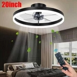 20" Modern Fan Lights Flush Mount Led Ceiling Kit With App Remote Control. Fixed Price $63.98.