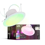 Lifx 6 In. Supercolor Adjustable Smart Retrofit Deep Baffle Recessed Light Trim. Fixed Price $13.98.