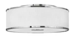 Hinkley Halo Collection 24.25" Four Light 68W Led Large Flush Mount, Brushed .... Fixed Price $264.30.