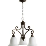 Quorum Bryant 25' Nook Light, Oiled Bronze/satin Opal 6354-3-186. Fixed Price $138.40.