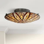 Quoizel Victory 16 1/4" Wide Valiant Bronze Ceiling Light. Fixed Price $289.99.