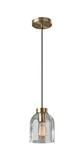 Adesso Clara Pendant Antique Brass Finish With White Opal Glass Shade. Fixed Price $39.99.