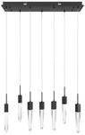 Avenue Lighting The Original Aspen Collection 7 Pendant 130" Bla. Fixed Price $1239.00.