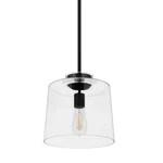 Hampton Bay Mullins 10 In. 1-LIGHT Modern Industrial Kitchen Coal Pendant. Fixed Price $49.99.