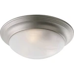 Progress Alabaster Glass 3 Light Brushed Nickel Flush Mount Ceiling. Fixed Price $110.00.