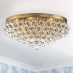 Crystorama Calypso 20" Wide Vibrant Gold Ceiling Light. Fixed Price $900.00.