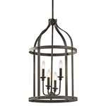 New! Kichler 43107OZ Steeplechase Light 17 Inch Olde Bronze Chandelier. Fixed Price $85.00.