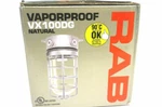 (new) Rab VX100DG Incandescent Vapor Tight Light Fixture Natural Ul Listed. Fixed Price $26.98.