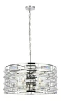 Crystal Chandelier 5 Light Fixture Chrome Modern Foyer Dining Room Kitchen 24". Fixed Price $721.96.