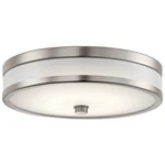 Kichler 11302CPLED - Pira 12" Wide Flush Mount Drum Ceiling Fixture 3000K. Fixed Price $99.99.