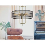 Cal Lighting Leiden Metal Chandelier W/mesh Shade, Ab/black FX-3727-6. Fixed Price $620.00.