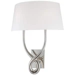George Kovacs Sconce Silver Two Light Wall Chrome Shade. Fixed Price $189.00.