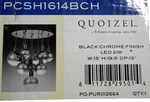 Quoizel Lighting Chrome Finish 100W Fixture New Box. Fixed Price $139.88.
