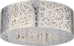 ET2 E21301-10/BUL Chrome Inca 24" Crystal Ceiling Light With Led Bulbs. Fixed Price $566.40.