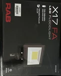 Rab X17FA Led Flood Light Bronze Color Adjustable Photocell 5000K/4000K/3000K. Fixed Price $65.00.