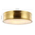 Safavieh Adria 3LT 16.5" Flush Mount, Reduced Price 2172782851 FLU4080A. Fixed Price $83.00.