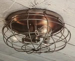 Allen + Roth Yordan 3-LIGHT 15-IN Brushed Nickel Flush Mount New Open Box. Fixed Price $38.99.